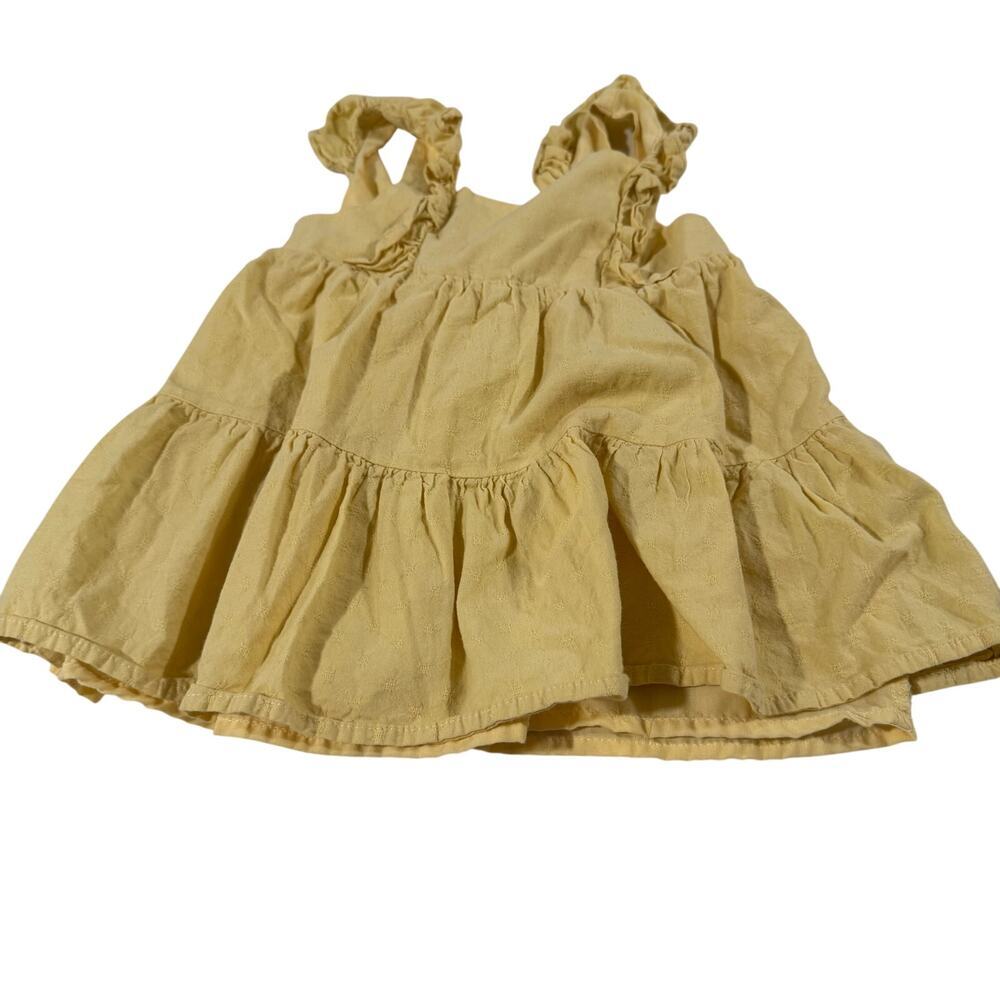 Shabby Chic Girl Xs (4) Yellow Blouse 100% Cotton